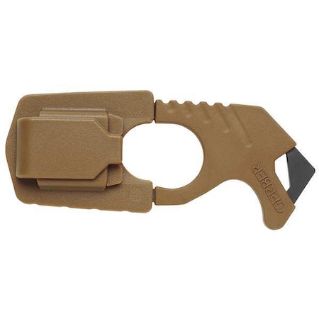 Safety Strap Cutter Disp 4 3/8 in. Brown by USA Gerber Utility Knives
