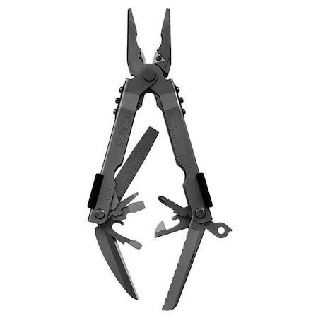 Multi Tool 6 5/8 in Needle Black 13 Tool by USA Gerber Multi tool Pliers