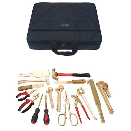 Hazmat Nonsparking Tool Set 16 pc. Type 23X823 by USA Westward Hazmat Tool Kits