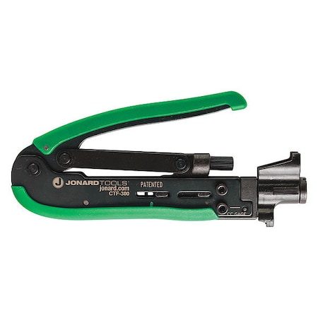 Crimper Short Style F Connectors 6 3/4"L by USA Jonard Cable & Wire Crimping Tools