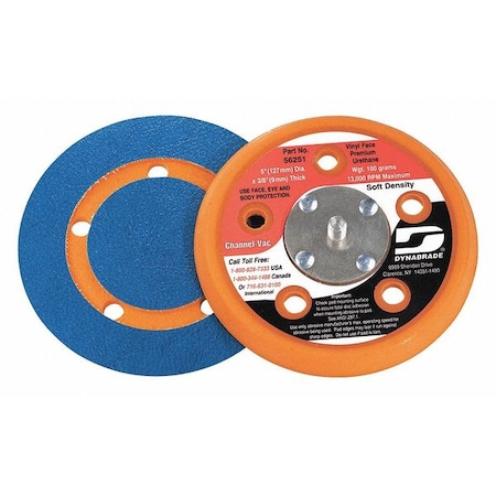 Vacuum Disc Pad Vinyl Face 5" dia. by USA Dynabrade Hex Keys