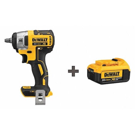Cordless Impact Wrench Kit 3/8" Drive Type DCF890B/DCB204 by USA Dewalt Cordless Power Impact Tools