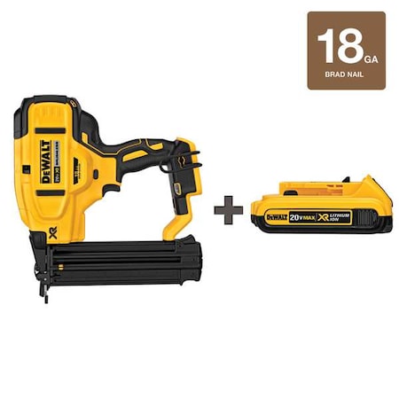 Cordless Nailer Kit Flat Head 20.0V by USA Dewalt Cordless Power Nailers & Staplers