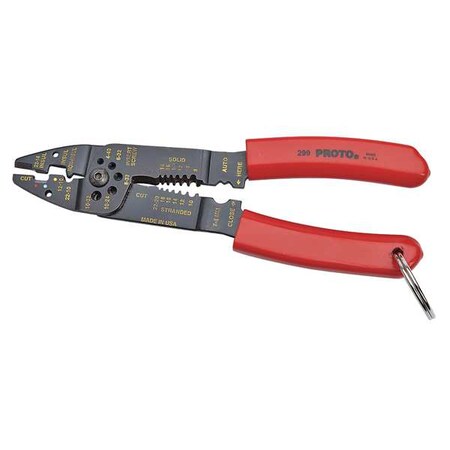 Wire Stripper 22 to 10 AWG 8 1/2 In Type J299 TT by USA Proto Wire Strippers Crimpers Cable Slitters