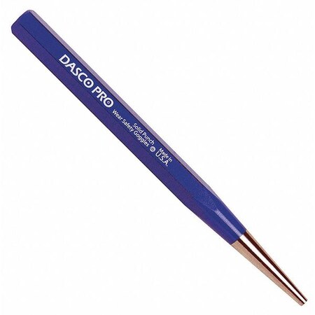 Solid Punch 1/8 x 5 In Carbon Steel by USA Dasco Pro Hand Held Punches