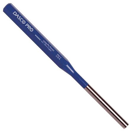 Pin Punch 3/8 x 9 In Carbon Steel by USA Dasco Pro Hand Held Punches
