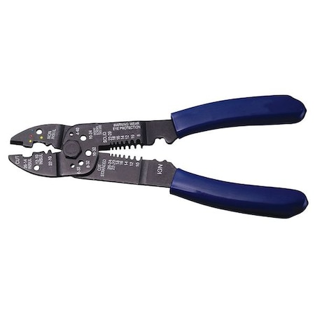 Crimping Tool 6 Way 8 1/4 In by USA Power First Cable & Wire Crimping Tools