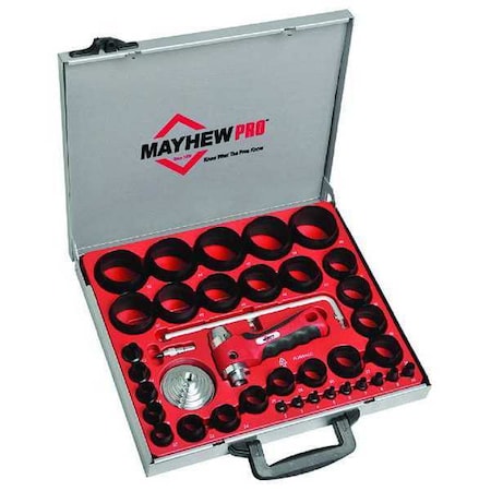Hollow Punch Set Not Tether Capable Type 66016 by USA Mayhew Punch & Chisel Sets