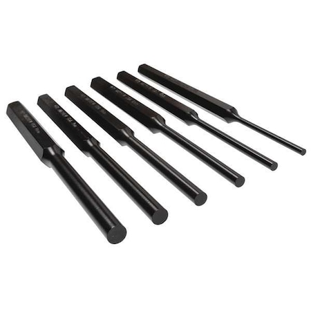 Drive Pin Punch Set Not Tether Capable Type 62080 by USA Mayhew Punch & Chisel Sets