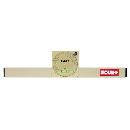 Inclinometer Magnetic 4 x 20 In Aluminum by USA Sola Angle Pitch & Slope Locators