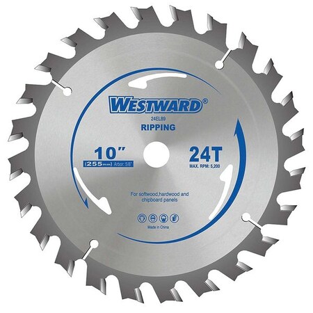 Circular Saw Blades 10 In 24T by USA Westward Circular Power Saw Blades