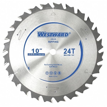 Circular Saw Blade 10 In 24T by USA Westward Circular Power Saw Blades