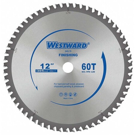 Circular Saw Blades 12 In 60T by USA Westward Circular Power Saw Blades