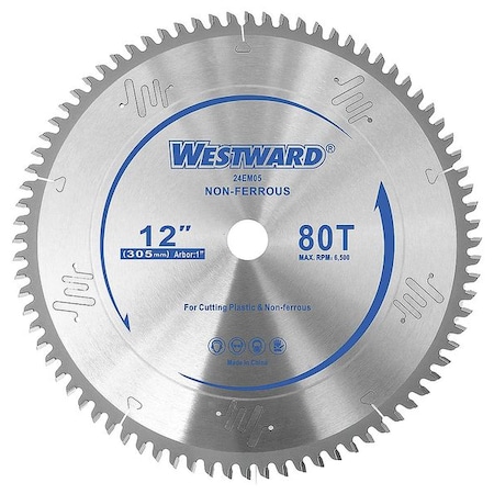 Circular Saw Blade 12 In 80T by USA Westward Circular Power Saw Blades