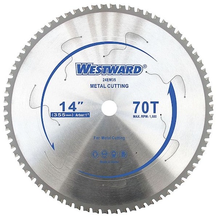 Circular Saw Blade 14 In 70T by USA Westward Circular Power Saw Blades