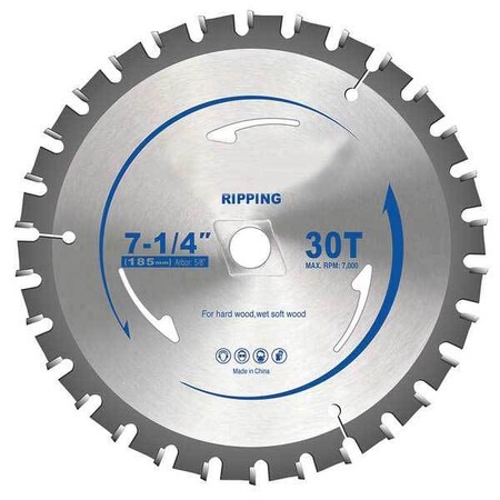 Circular Saw Blades 7 1/4 In 30T by USA Westward Circular Power Saw Blades