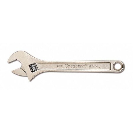 Adj. Wrench 10" 1 5/16" Cap. Chrome Type AC110 by USA Crescent Adjustable Wrenches