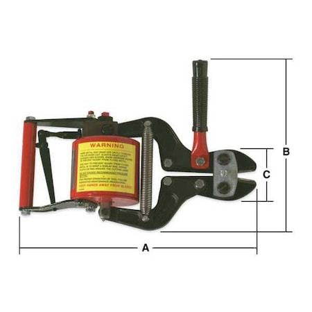9290C Pneu Cutter Centre by USA H.K. Porter Cable & Wire Cutters