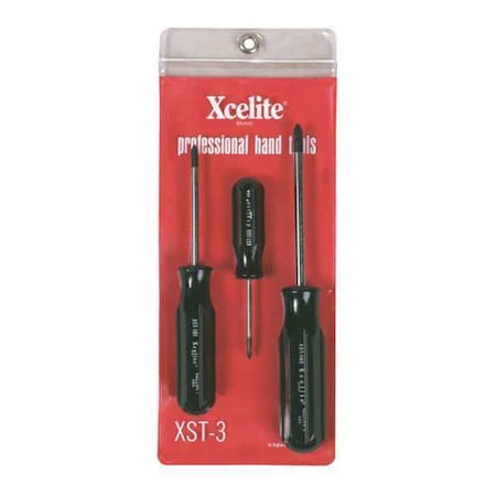 3 Piece Super Tru Tip Screwdriver Set by USA Xcelite General Hand Tool Kits
