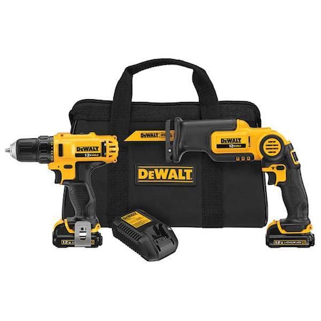 Cordless Combination Kit 12.0V 1.1A/hr. by USA Dewalt Cordless Power Tool Combination Kits