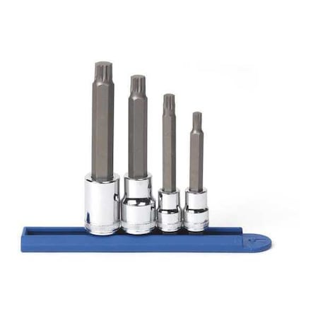 4Pc Triple Sq Metric Bit Set 3/8 by USA Gearwrench Sockets