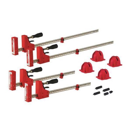4 piece Parallel Clamp Framing Kit 24" & 40 by USA JET Bar & Pipe Clamps