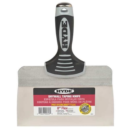 Taping Knife Flexible 8" SS Type 9323 by USA Hyde Taping Tools Trowels & Floats