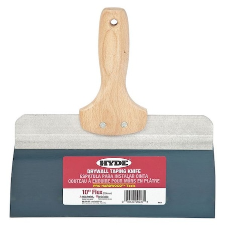 Taping Knife Flexible 10" Blue Steel Type 9237 by USA Hyde Taping Tools Trowels & Floats