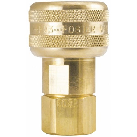 Plug Female Thread 3/8" FPT by USA Breco Pneumatic Hose Quick Connect Fittings