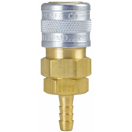 H Series Plug MPT Valved 3/4 by USA Breco Pneumatic Hose Quick Connect Fittings