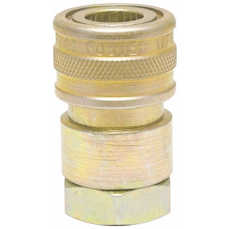 Wing Nut Series Dust Cap Brass 3/4 by USA Breco Pneumatic Hose Quick Connect Fittings