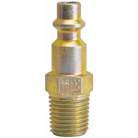 Female Thread Automatic 3/8" MPT by USA Breco Pneumatic Hose Quick Connect Fittings