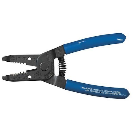 Wire Stripper 0.15 to 4mm 6 1/8 In by USA Klein Wire Strippers Crimpers Cable Slitters
