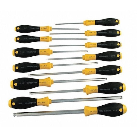 13 Pc Magicring Inch Screwdriver Set . by USA Wiha General Hand Tool Kits