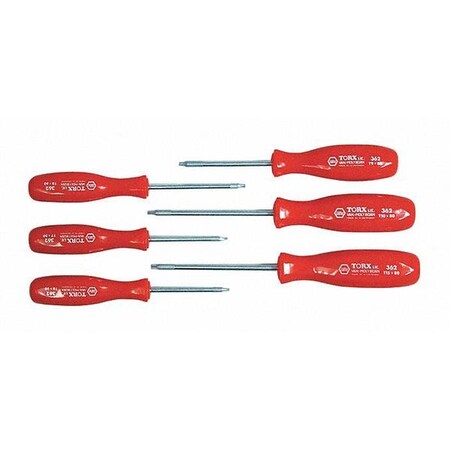 6 Pc Torx Screwdriver Set With Wiha Powe by USA Wiha General Hand Tool Kits