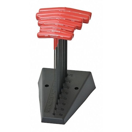 Set 8 Hex T Handles 9 Length Type 15389 by USA Bondhus Hex Key Sets