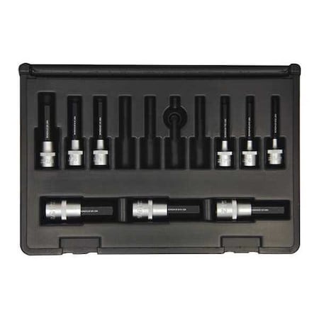 Set 9 Prohold Hex Bits 2In Type 30299 by USA Bondhus Socket Sets