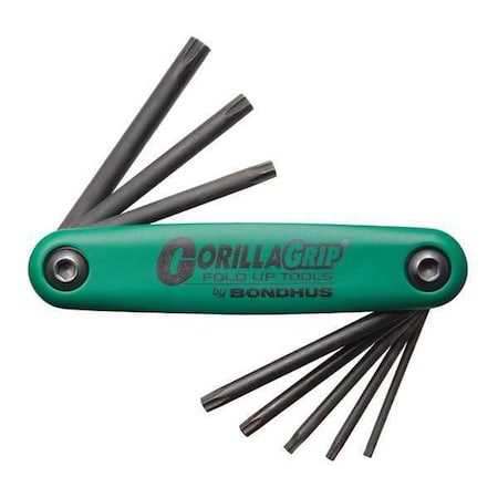 Set 8 Star Tip Gorillagrip Fold Up Tools Type 12634 by USA Bondhus Socket Sets