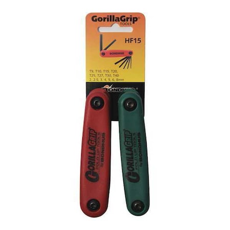 Fold Up Tool Double Pack by USA Bondhus Hex Key Sets
