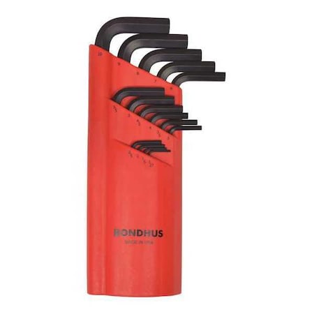 Set 15 Hex L Wrenches Long by USA Bondhus Hex Key Sets