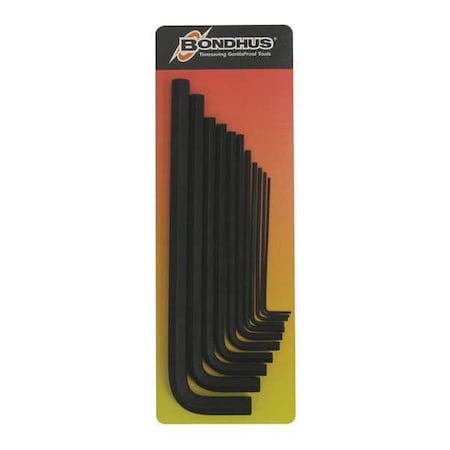 Set 11 Hex Key Set Long by USA Bondhus Hex Key Sets