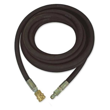 Hose 3/8 In x 25 ft. with QC by USA Mi T M Pneumatic Tool Parts