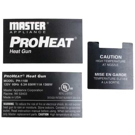 Housing Label 120V by USA Master Appliance Power Tool Parts