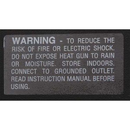Warning Label Type 51411 by USA Master Appliance Power Tool Parts