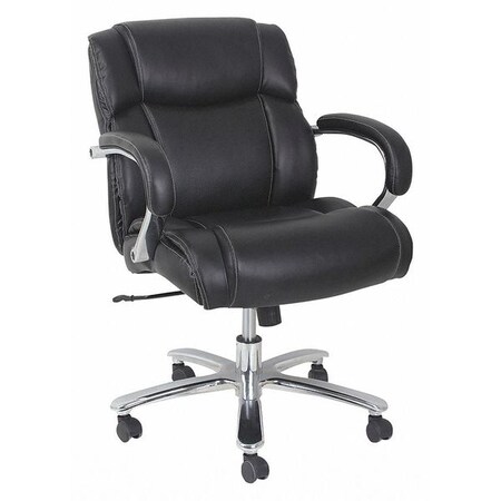 Big/Tall Leather Chair Black 350 lb. by USA Alera Hex Keys