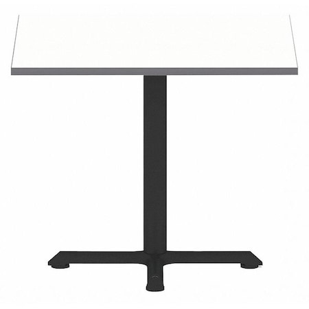 Table Base 1 Column 28 1/2"H Steel Blk by USA Alera Hex Keys