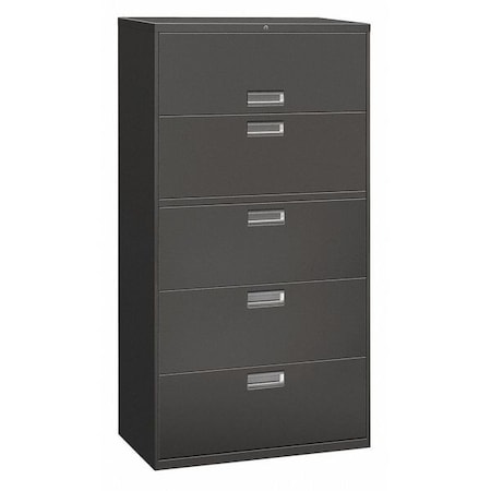 Lateral File 5 Drawer 36" W Charcoal by USA Alera Hex Keys