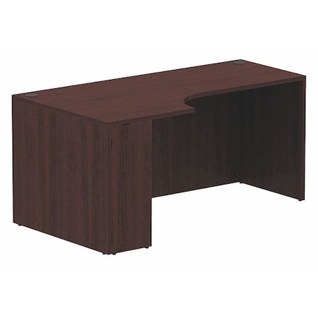 Corner Credenza Shells Left Mahogany by USA Alera Hex Keys