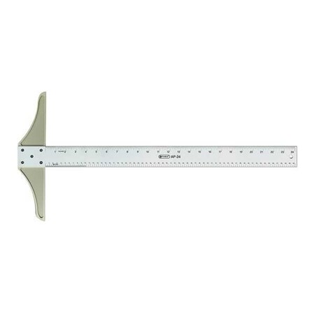 T Square Aluminum Metal 24in by USA C Thru Westcott Squares Bevels & Stair Gauges