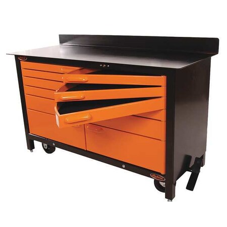 Rllng Cbnt 60 in.Wx24 1/4in.Dx39 1/4in.H by USA Swivel Pro Rolling & Combination Cabinets & Carts